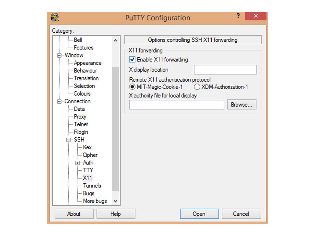 PuTTy enable x11 forwarding