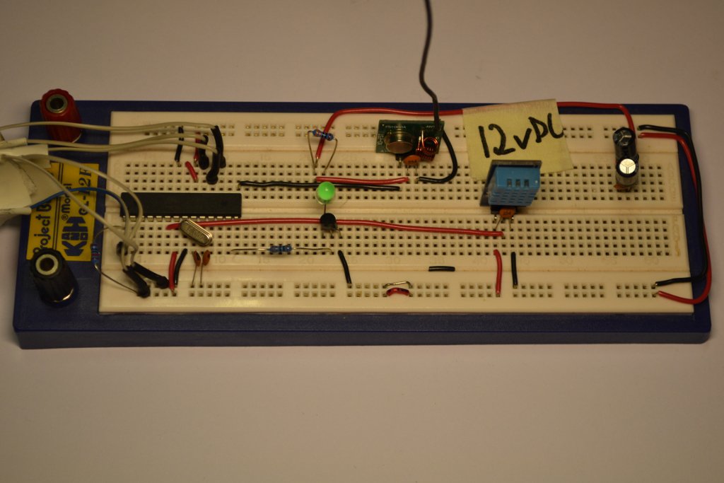 Передающая часть беспроводного термометра на ATMega328p и Arduino