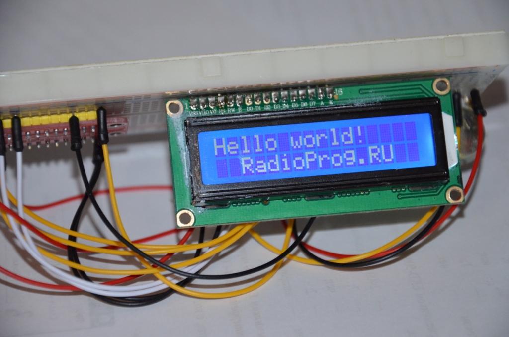 LCD контроллер на Raspberry Pi