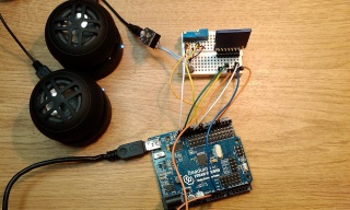 Минимальный набор для SimpleSDAudio (здесь нет потенциометров для управления уровнем звука – только для Arduino, работающих на напряжении 3,3В)