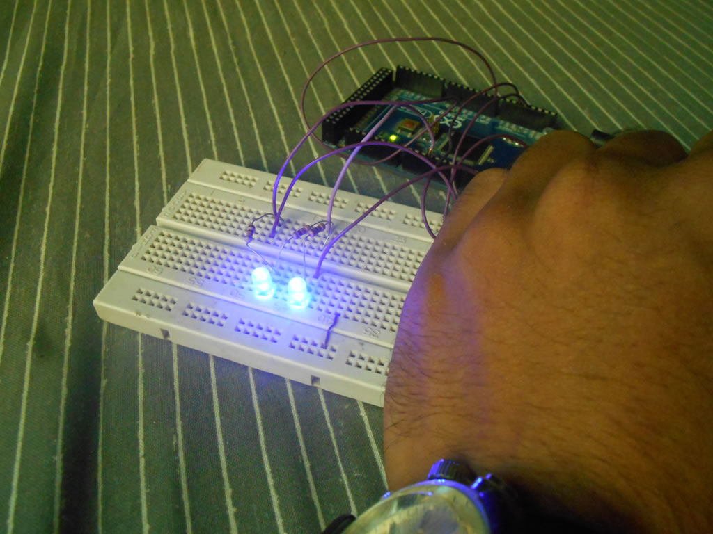 Макет датчика освещенности на Arduino