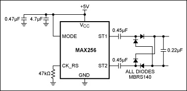 Рисунок 2 – Пример использования конденсаторов для создания развязки