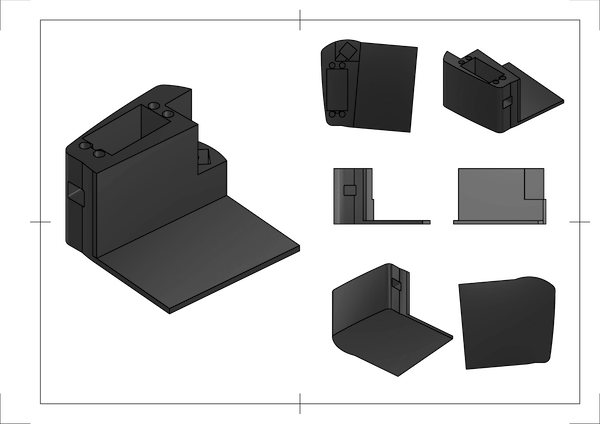 Рисунок 8 Фигуры моделей необходимых печатаемых компонентов.