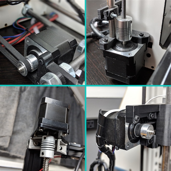 3D принтеры используют шаговые двигатели для отслежвания положения печатающей головки