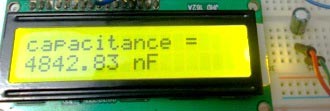 Тестирование измерителя емкости на Arduino – электролитический конденсатор 4,7 мкФ