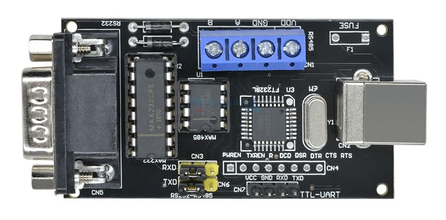 Преобразователь интерфейсов USB ↔ RS-232 / TTL-UART / RS-485 (FTDI)