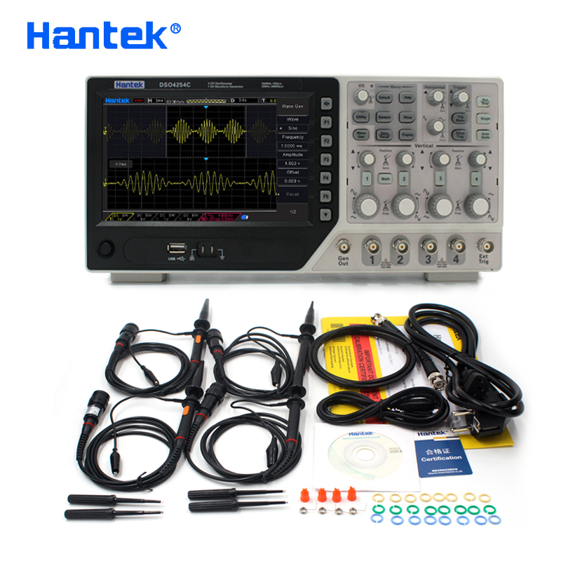 HANTEK DSO4254C осциллограф 4-канальный, полоса пропускания 250 МГц
